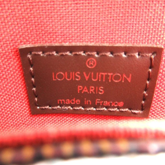 LOUIS VUITTON Portobello Shoulder Bag Damier Ebene Canvas Used Unisex LV - Picture 9 of 11